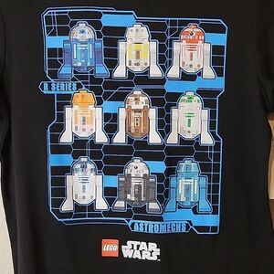Star Wars Lego Astromechs  t-shirt size Large (10/12) child NWT